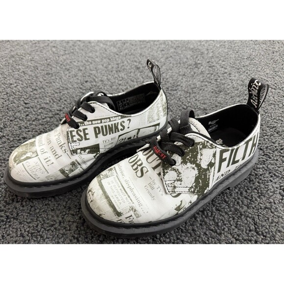 DR MARTENS - Sex Pistols 1461 Leather Oxford 3-eye Shoes Women 6 / Men 5. main image 6